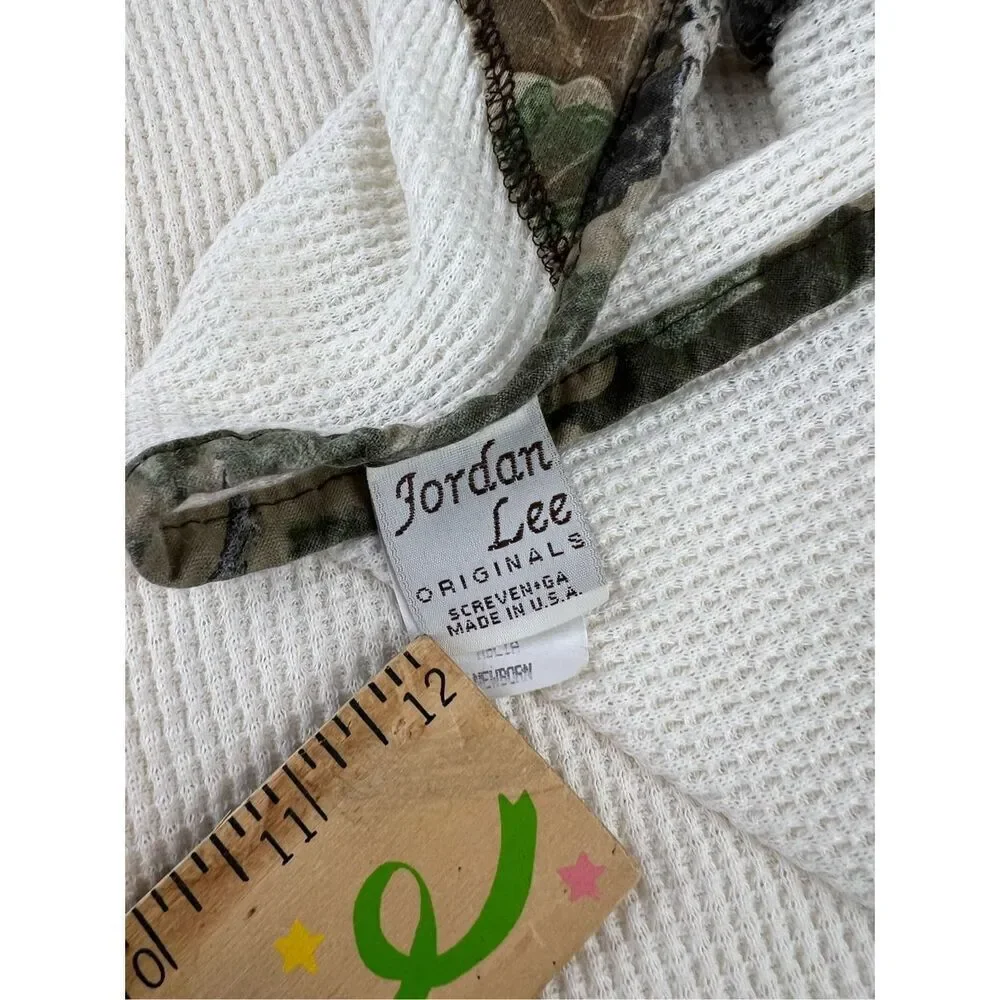 Vintage 90s Camp Deer Daddy’s Little Baby Newborn Blanket Jordan Lee